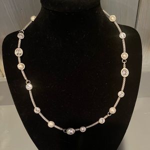 Brighton Pearl and Crystal choker